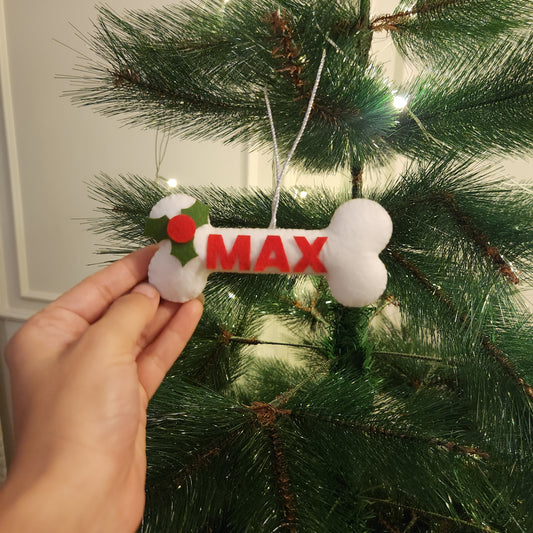 BUDDY'S BONE CHRISTMAS ORNAMENT