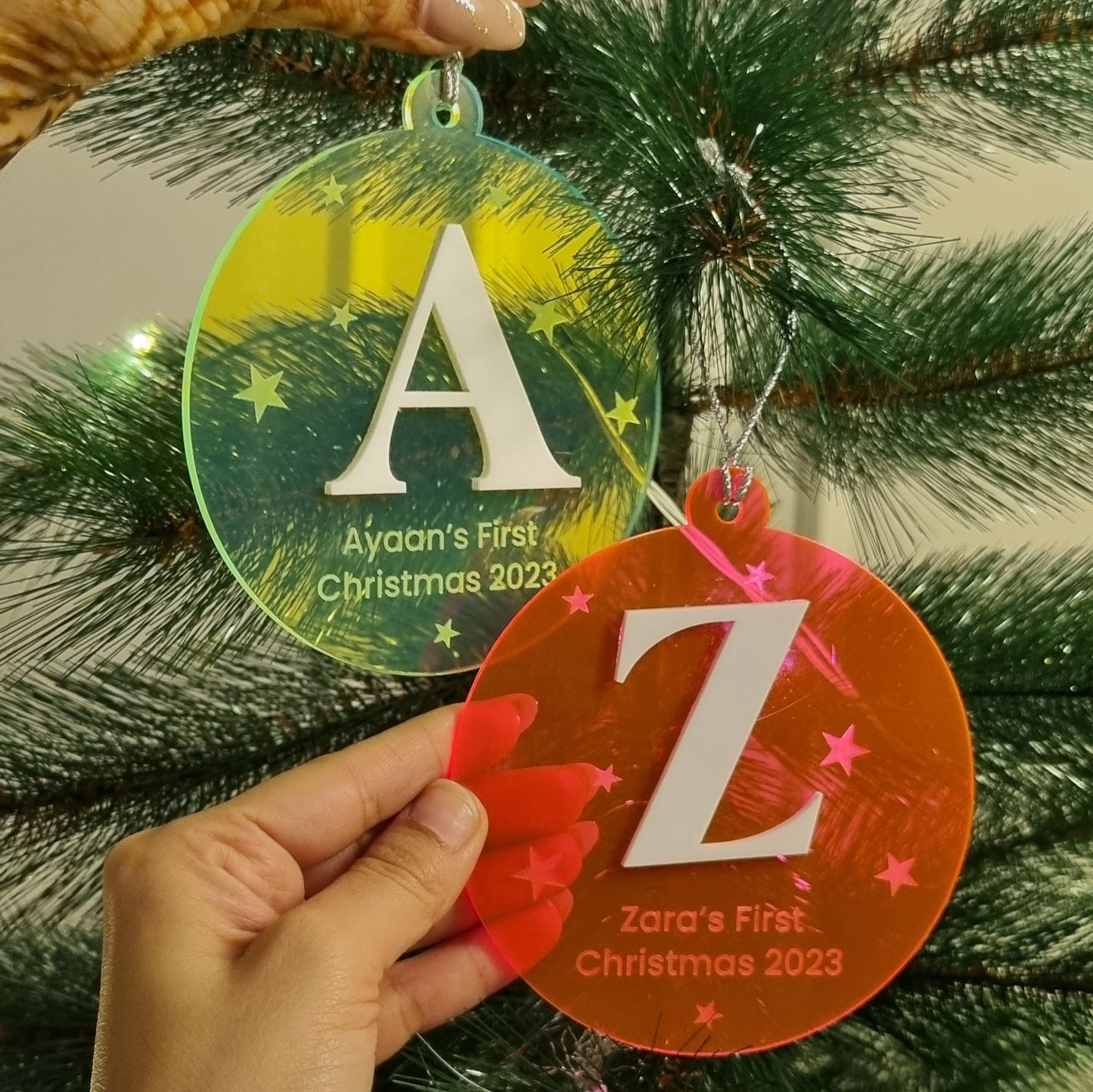LIMITED EDITION - FLURO - ROUND ORNAMENT