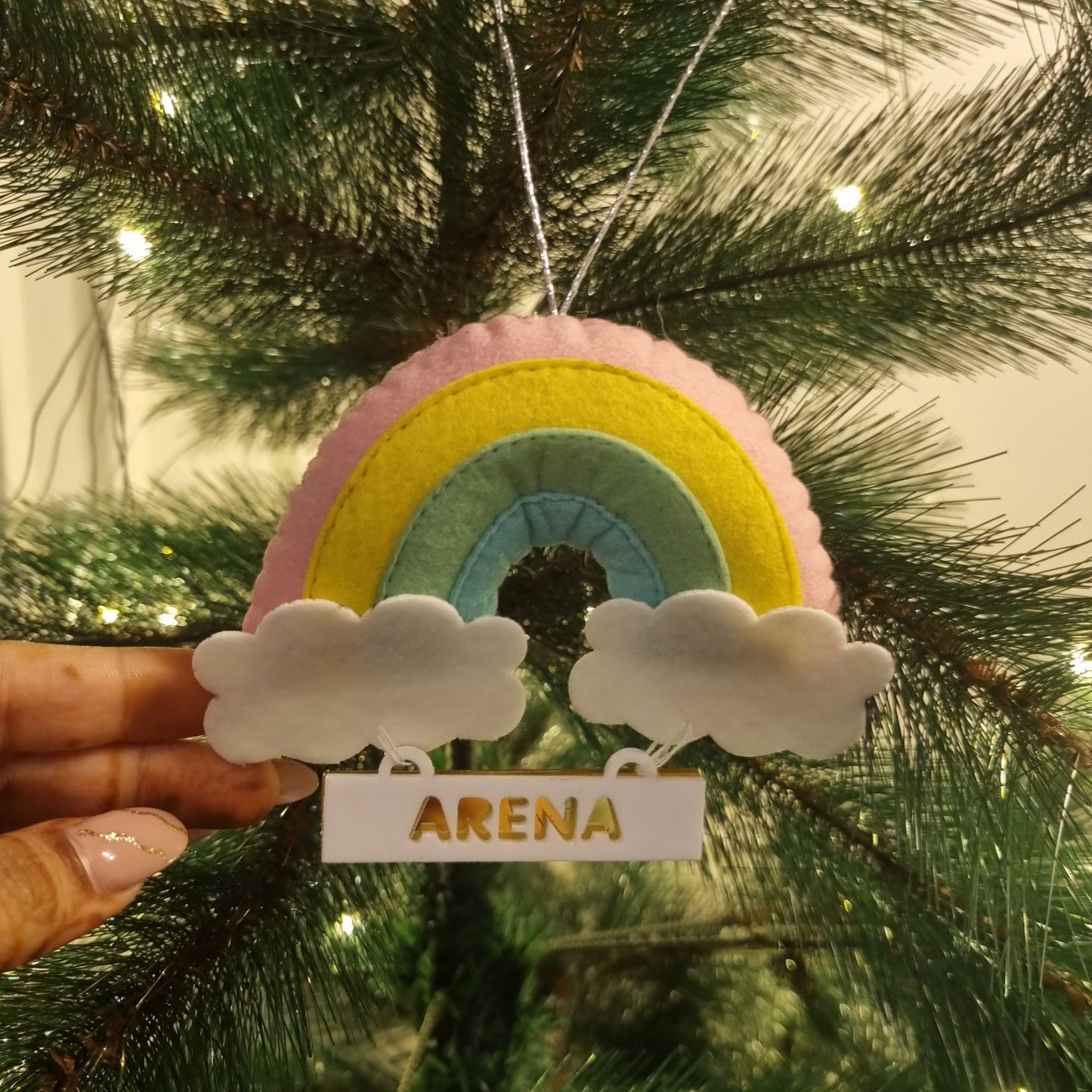 RAINBOW CHRISTMAS ORNAMENT