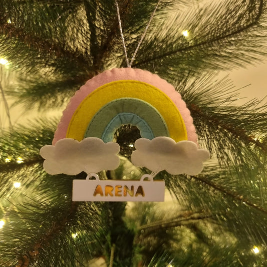 RAINBOW CHRISTMAS ORNAMENT