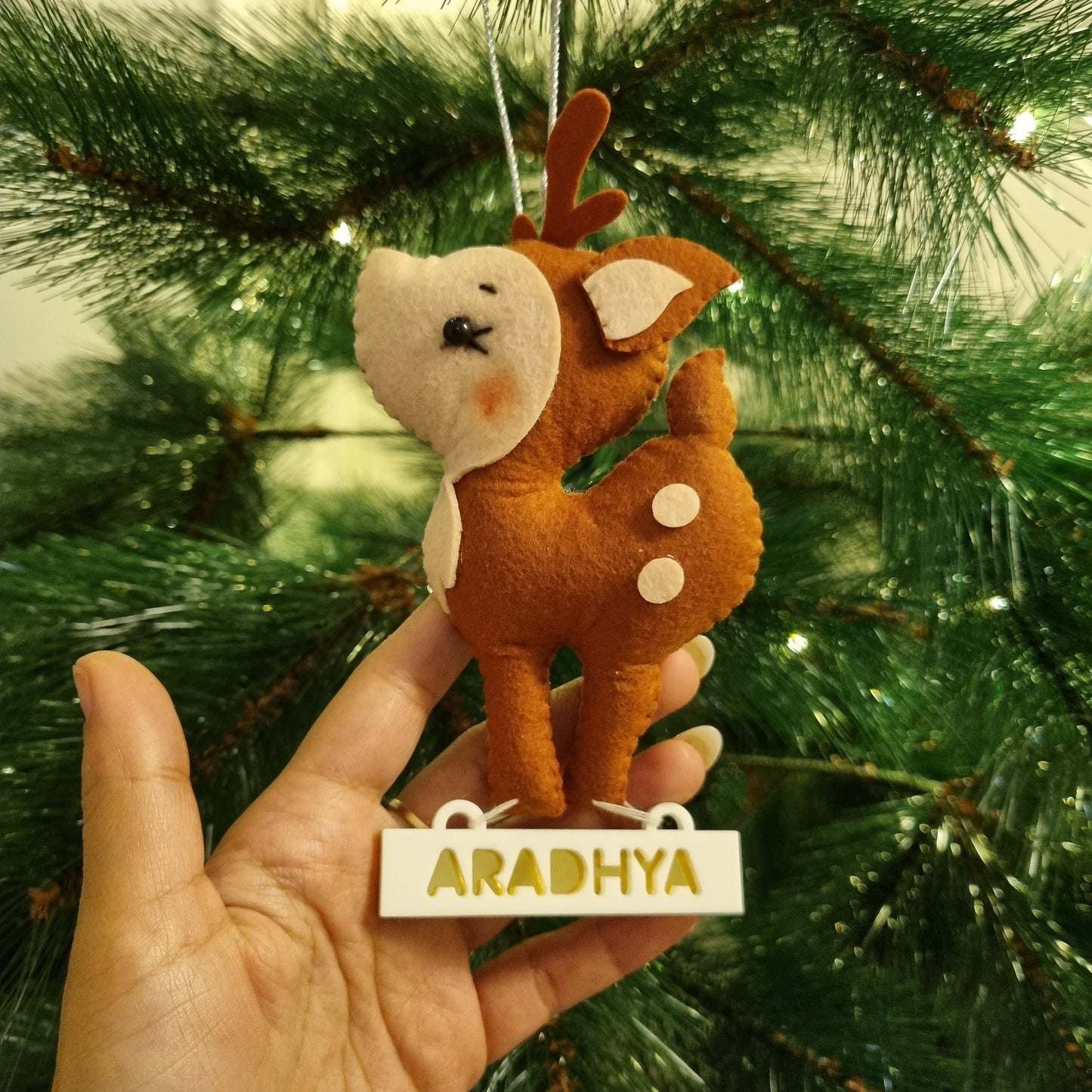 REINDEER CHRISTMAS ORNAMENT