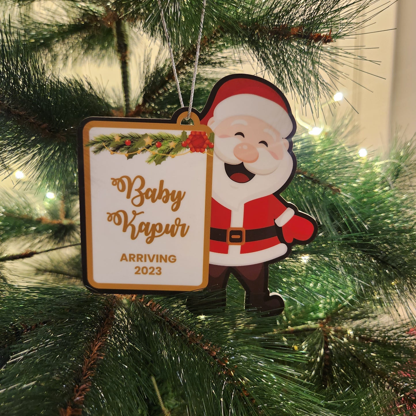 SANTA ILLUSTRATION BOARD 2| CHRISTMAS ORNAMENT