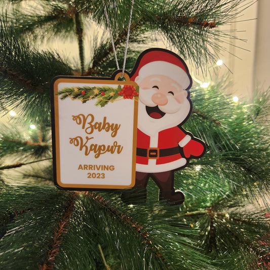 SANTA ILLUSTRATION BOARD 2| CHRISTMAS ORNAMENT