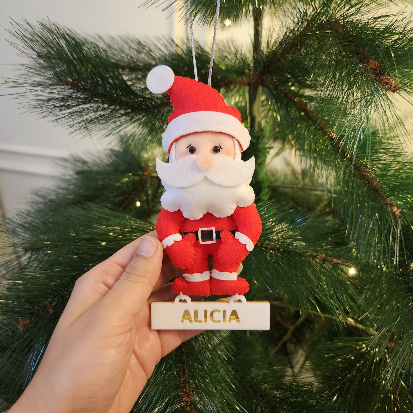 SANTA CHRISTMAS ORNAMENT