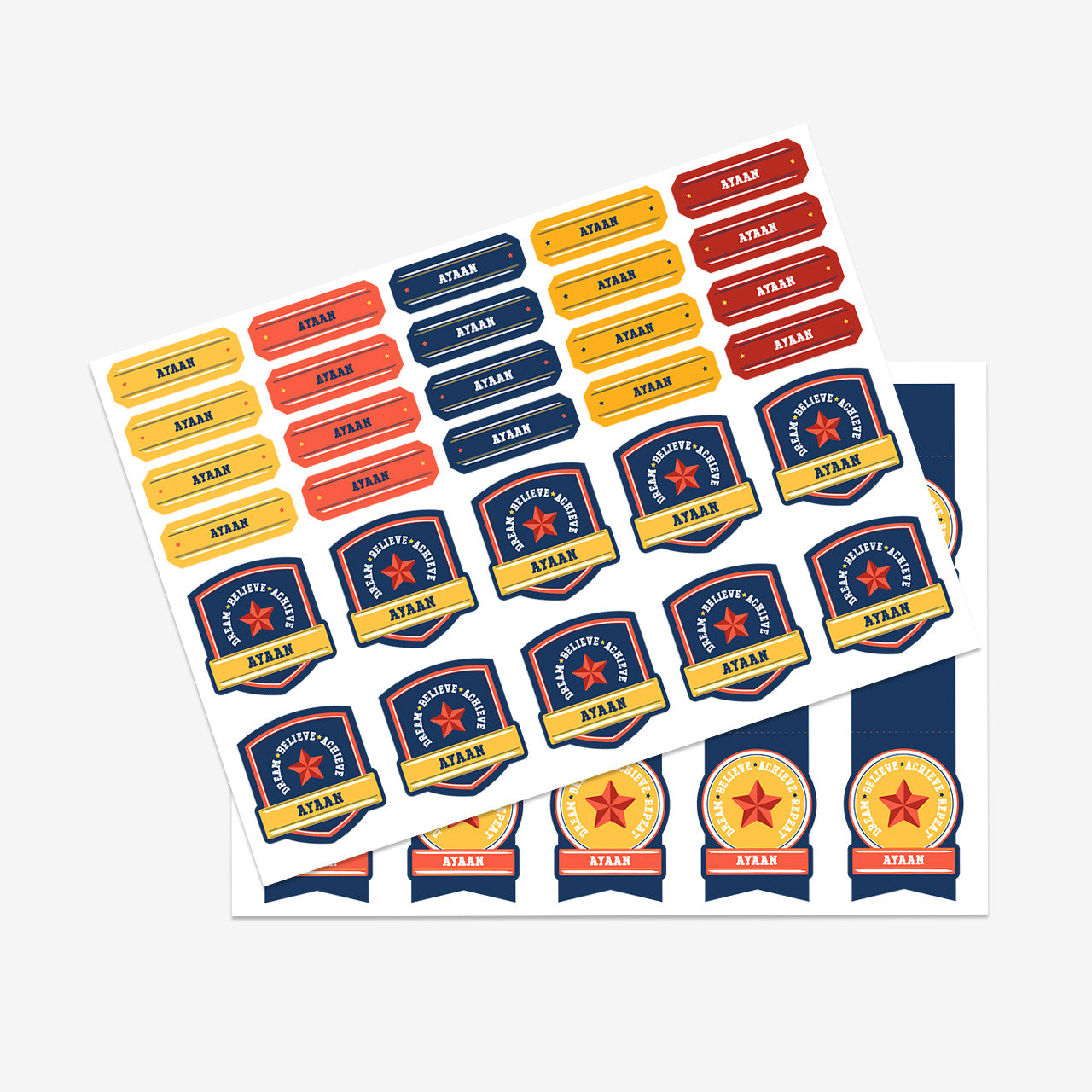 Personalized Name Stickers & Labels for Kids