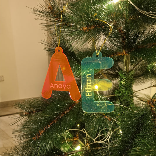 LIMITED EDITION - FLURO - INTIAL ORNAMENT