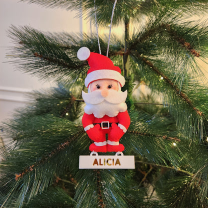 SANTA CHRISTMAS ORNAMENT
